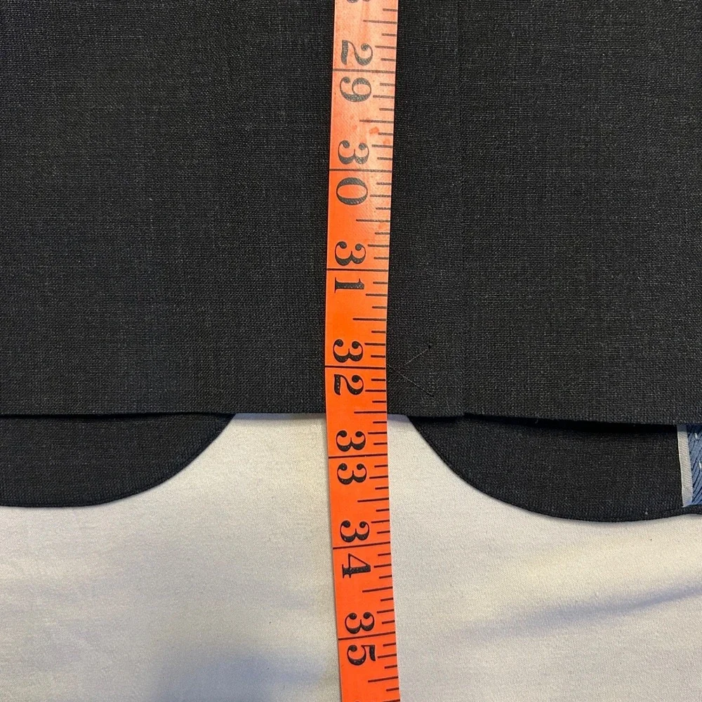 Oak Hill DXL Perfect Fit Blazer Mens 52L Gray Wool Blend Suit Jacket Sport Coat
